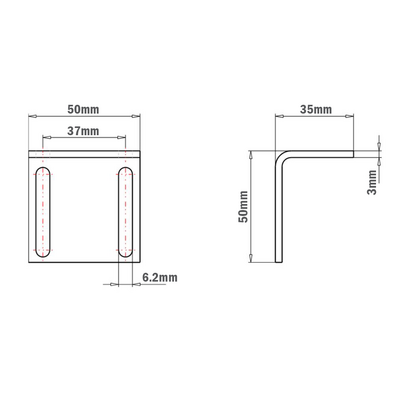 52-102-3 MODULAR SOLUTIONS ZINC PLATED BRACKET 30 SERIES BALL CATCH ANGLE W/HARDWARE